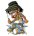 Tattoo Drummer vector image