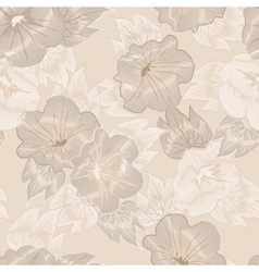 Floral seamless pattern vector image