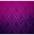 Damask vintage floral background pattern vector image