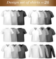 Tshirt templates vector image