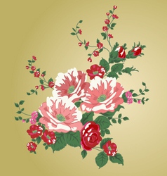 Vintage Flowers vector image