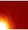 Abstract glow Twist with fire flow EPS 8 vector image