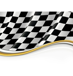 Checkered Flag background Checkered Flag background vector image