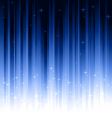 Stars blue vertically striped background vector image