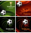 Soccer poster vector image