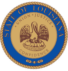 Louisiana Seal vector image