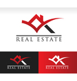 Real Estate House Roof Logo Icon vector image