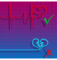 Heartbeat vector image