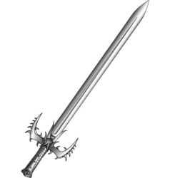 Sword of berserker vector image
