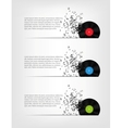 Abstract music background for your design vector image