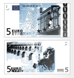 Euro 50 banknote vector image