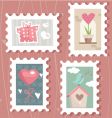 Love stamps vector image