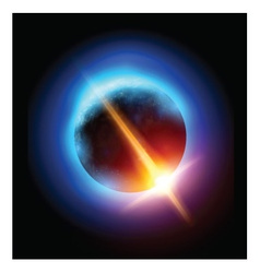Planet Eclipse vector image