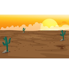 A desert vector image