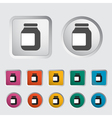 Jar icon vector image