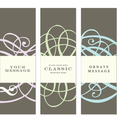 Vertical Labels vector image