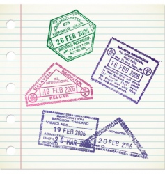 Stamp vector image