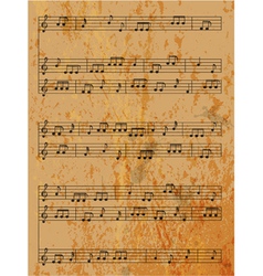 Vintage music background vector image