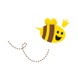 Cartoon Queen bee vector image