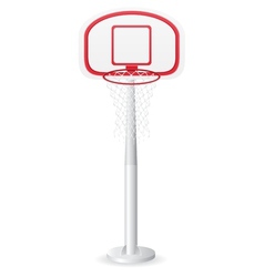 Basketball backboard vector image