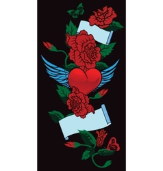 Valentine's card vector image