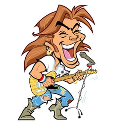 Rock Star vector image
