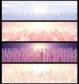 City banners vector image
