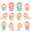 Baby icons vector image