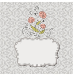 Vintage background vector image
