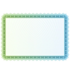 Pattern that is used in currency and diplomas vector image