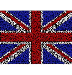 British flag symbol of anarchy vector image