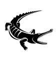 Crocodile mascot vector image