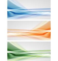 Bright banners vector image