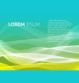 Abstract colorful background with wavy lines and vector image