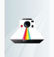 Polaroid camera vector image