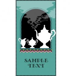 Beverage menu vector image