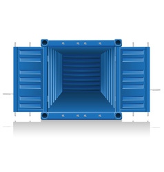 Cargo container 04 vector image