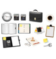Office and business items vector image