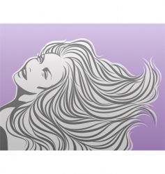Sexy girl beautiful vector illustration vector image