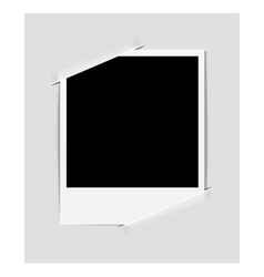 Instant photo vector image