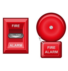 Fire alarm vector image