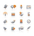 Social media icons vector image
