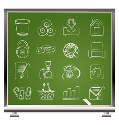 Website and internet icons vector image