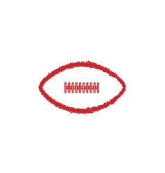 American football ball vector image
