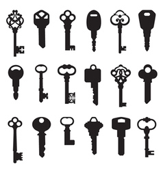 Key set vector image