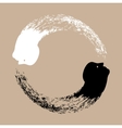 Taichi yin and yang vector image
