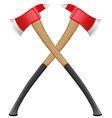 Firefighter ax vector image
