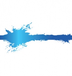 Banner splash vector image