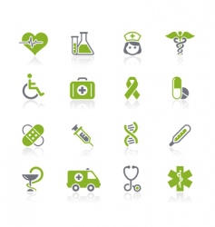Medicine and heath care icons vector image