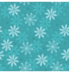 Seamless floral background vector image